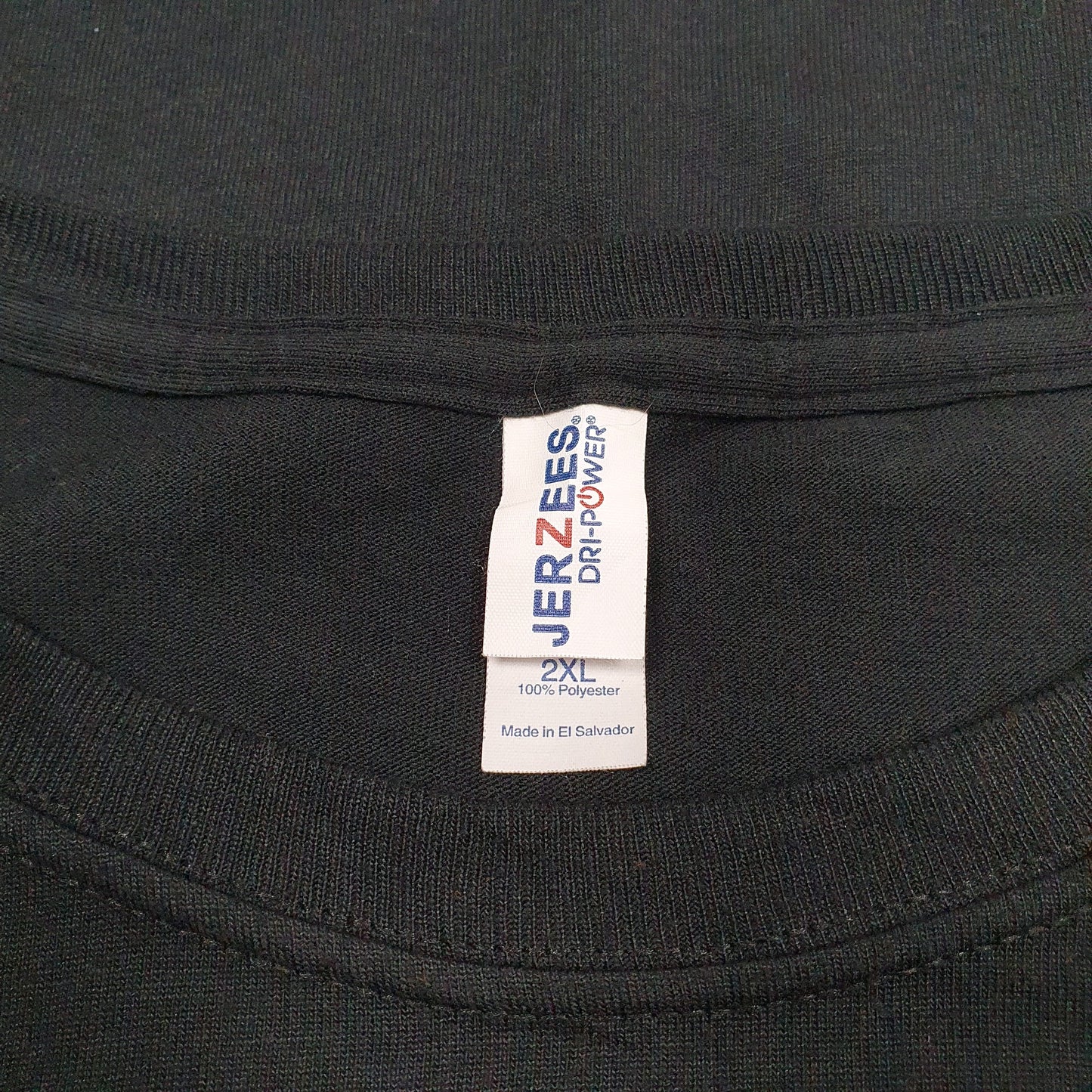 Mens Black Jerzees   T Shirt