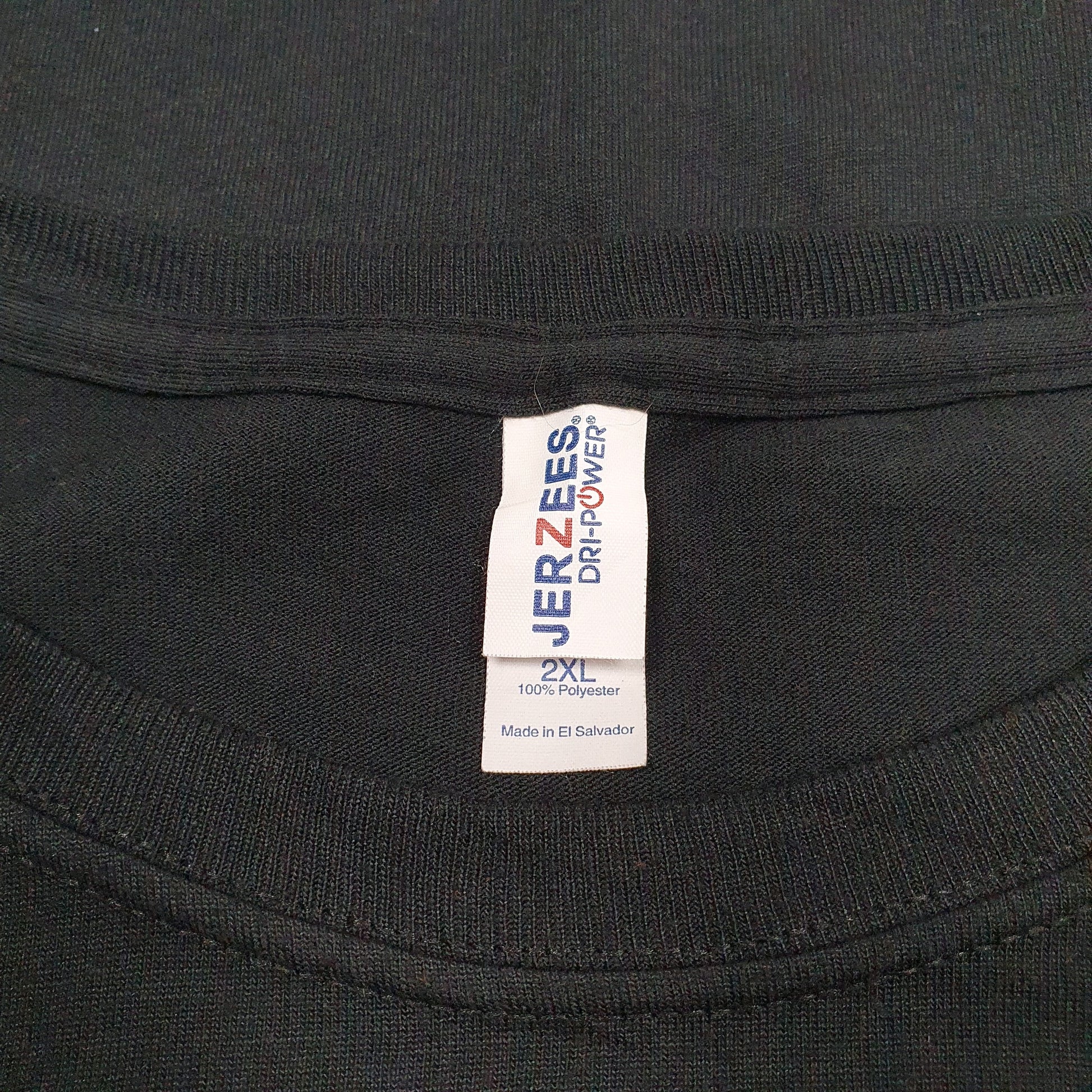 Mens Black Jerzees   T Shirt