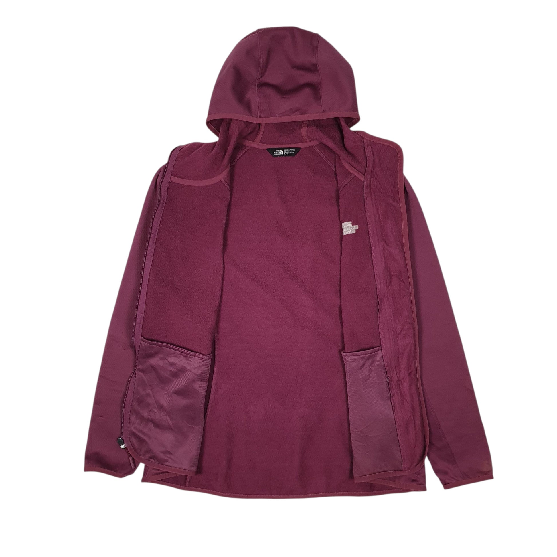Womens Purple The North Face Hoodie Full Zip Jumper