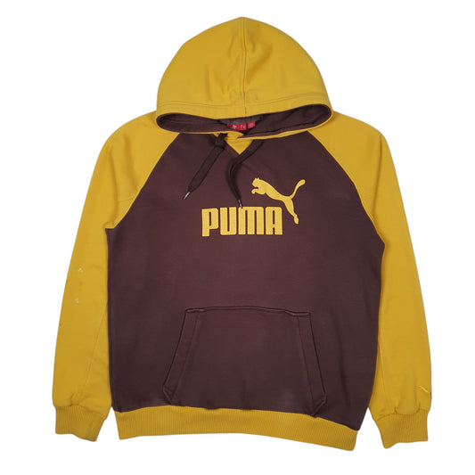 Mens Brown Puma  Hoodie Jumper
