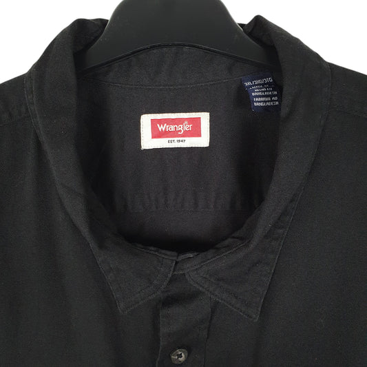 Mens Black Wrangler   Shirt