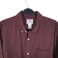 Mens Burgundy L.L.Bean   Shirt
