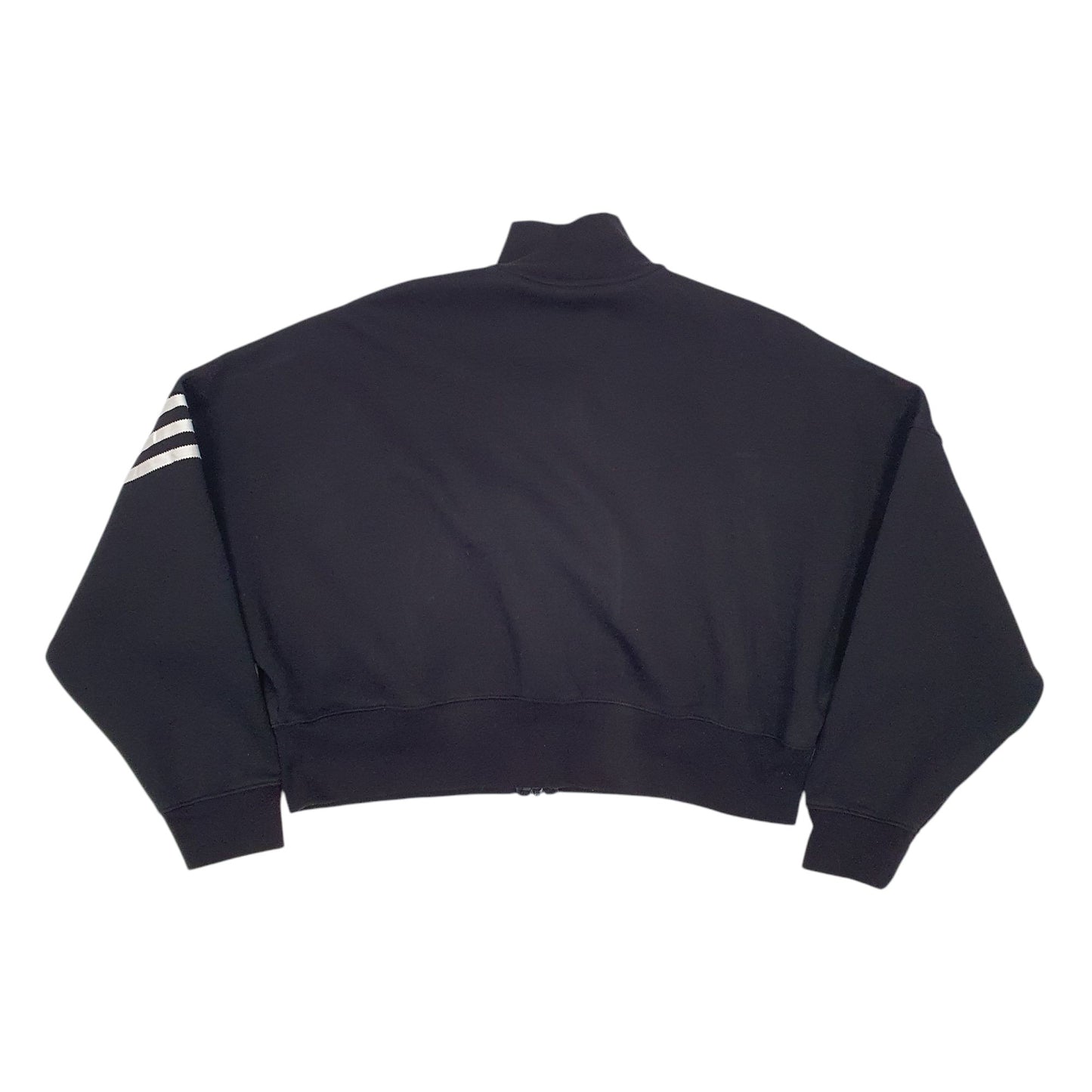 Womens Black Adidas  Full Zip Jumper