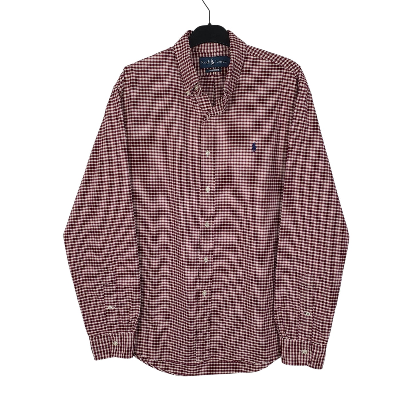 Mens Burgundy Ralph Lauren  Long Sleeve Shirt