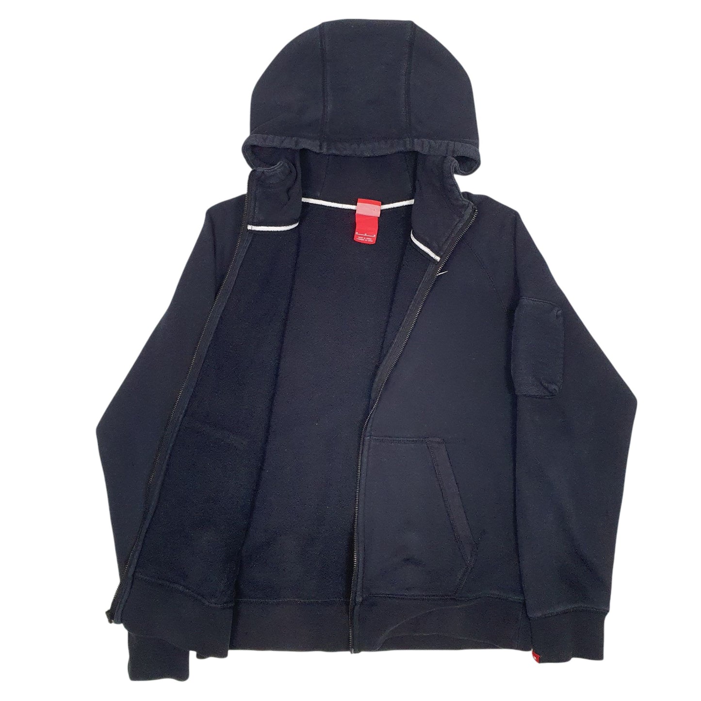 Womens Black Nike  Full Zip Jumper