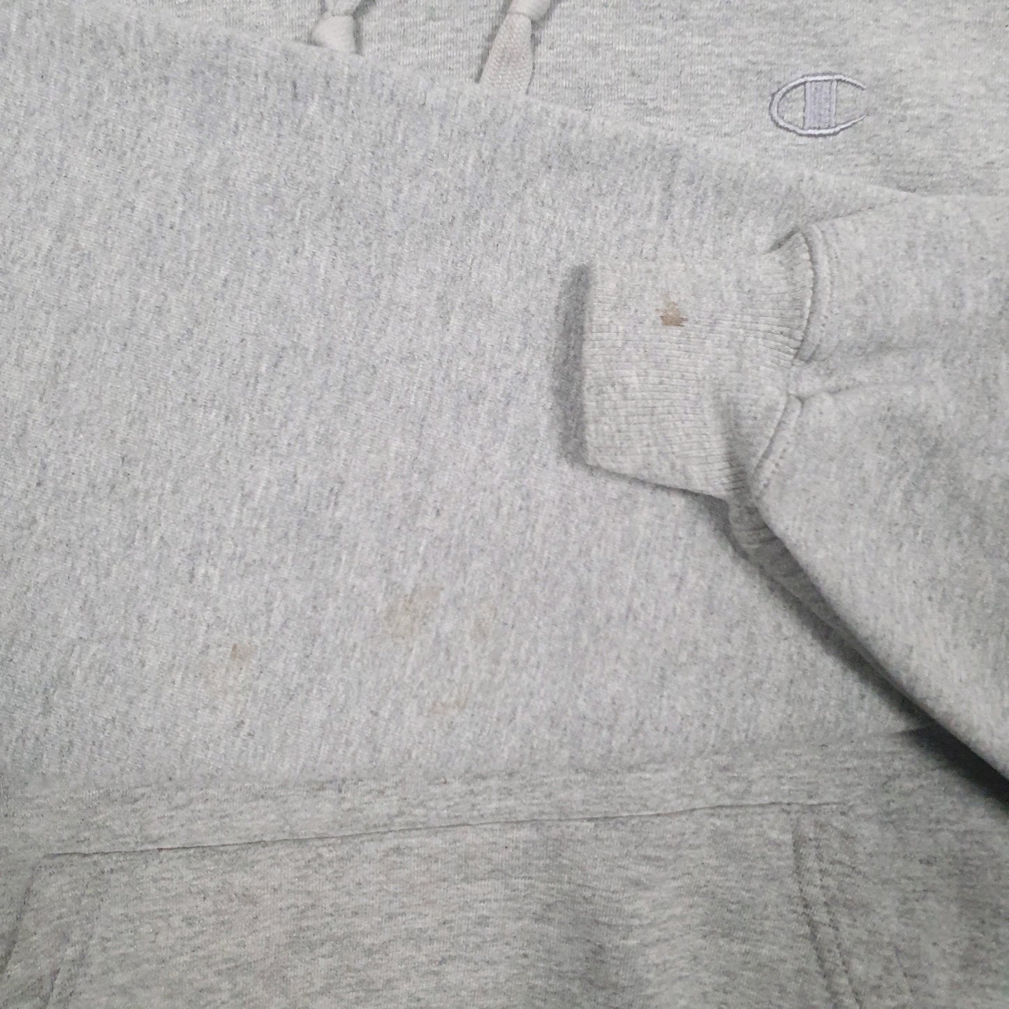 Mens Grey Champion  Hoodie Jumper