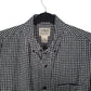 Mens Grey L.L.Bean Scotch Plaid Flannel Tall  Shirt