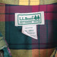 Mens Green L.L.Bean Flannel  Shirt