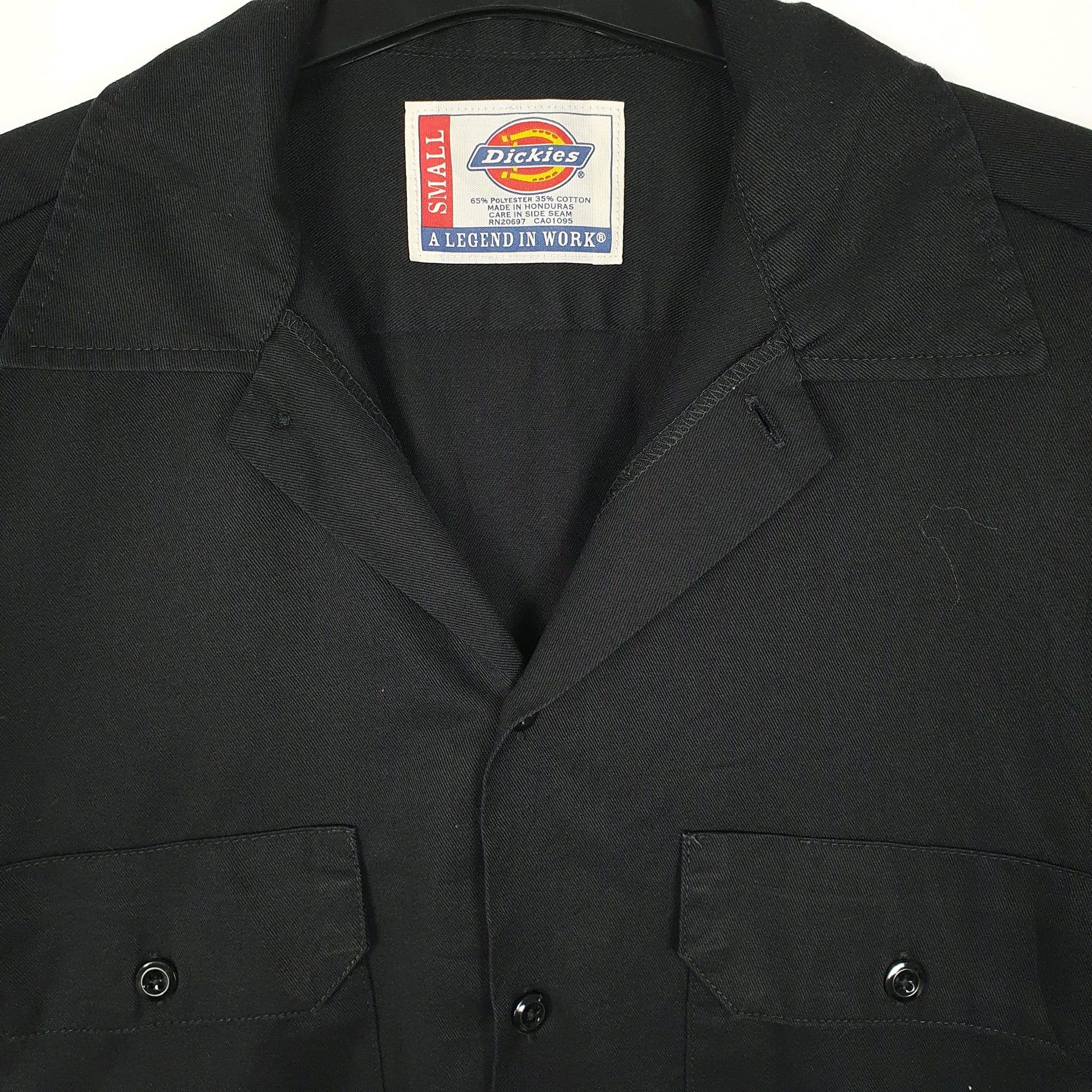 Mens Black Dickies   Shirt
