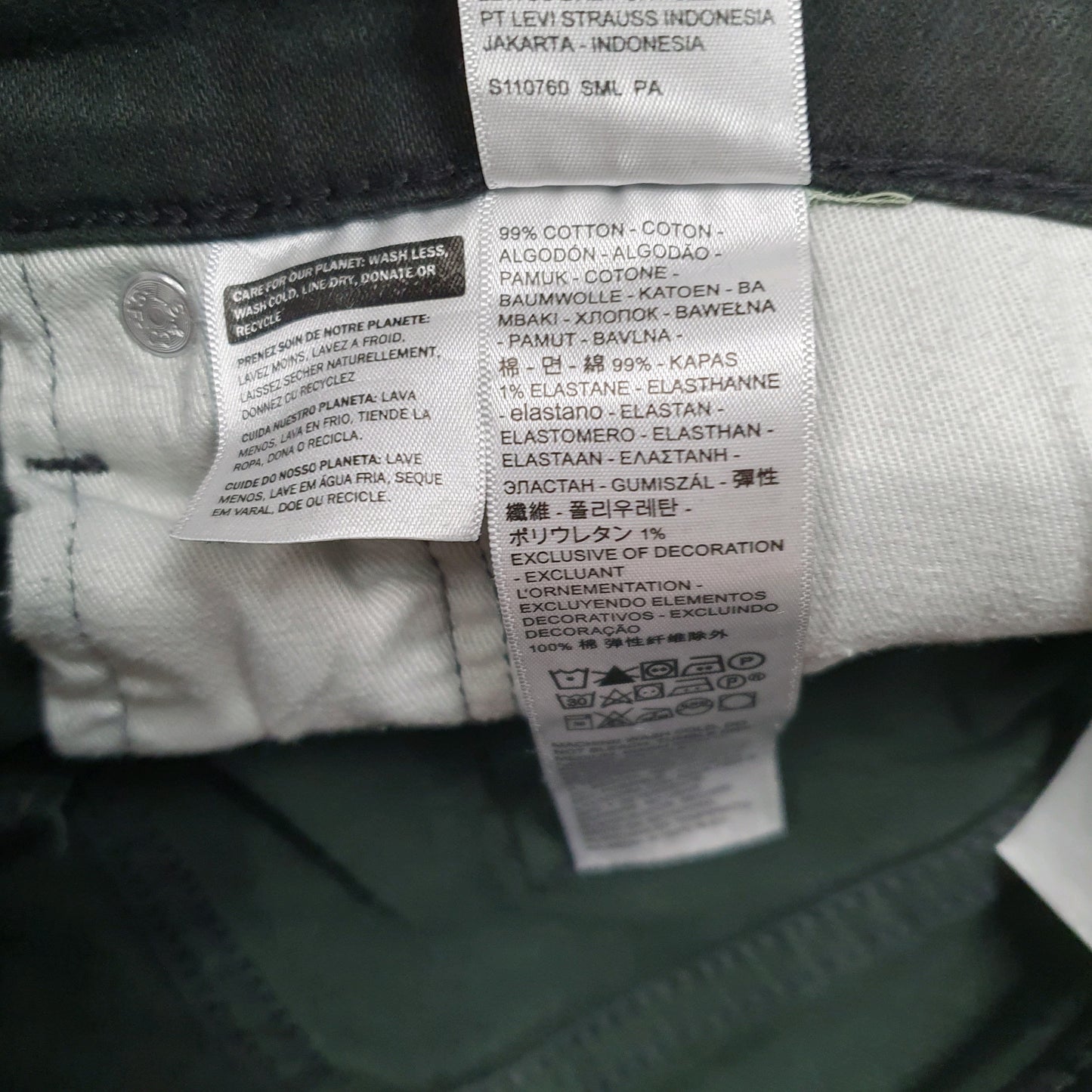 Mens Black Levis Premium Stretch  Jeans