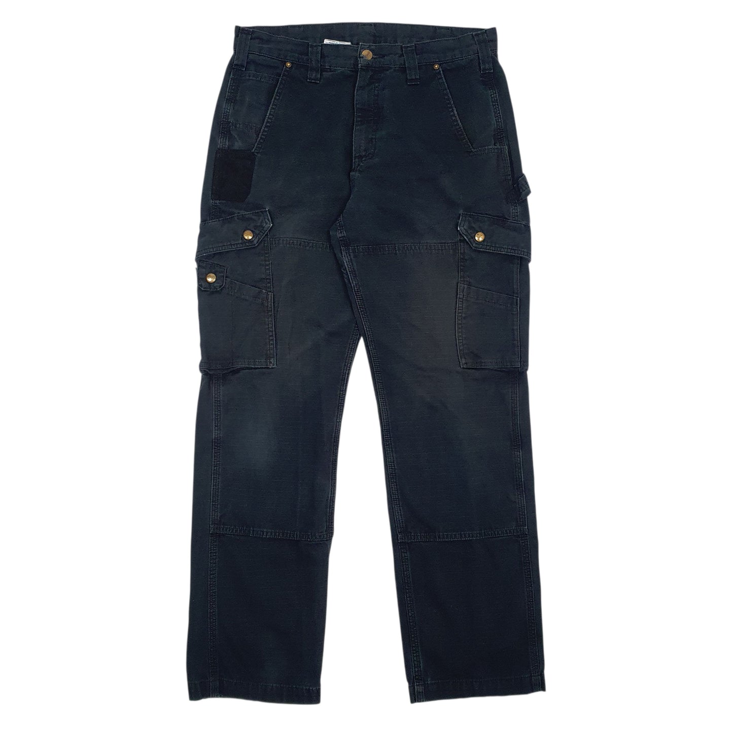 Mens Black Carhartt  Cargo Trousers