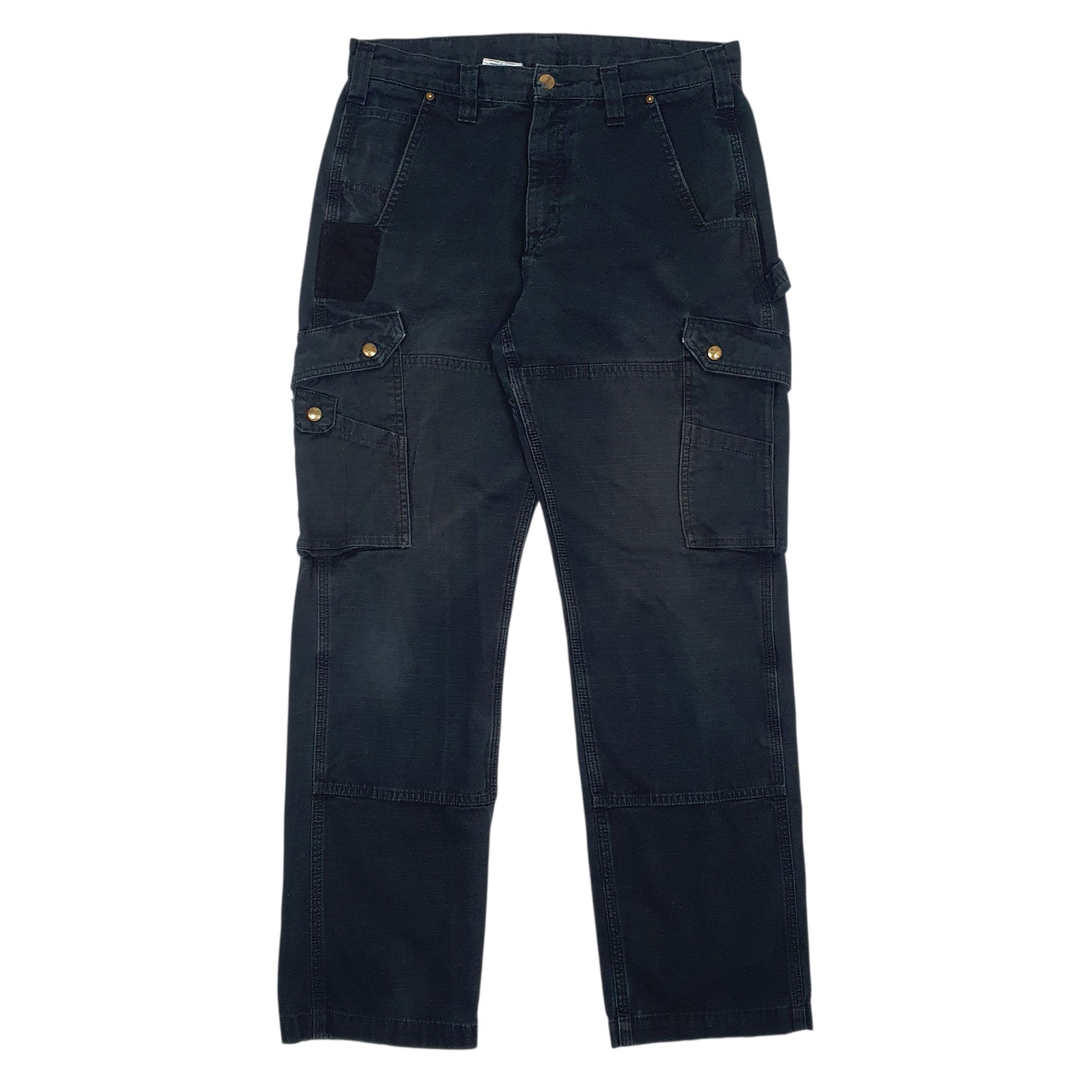 Mens Black Carhartt  Cargo Trousers