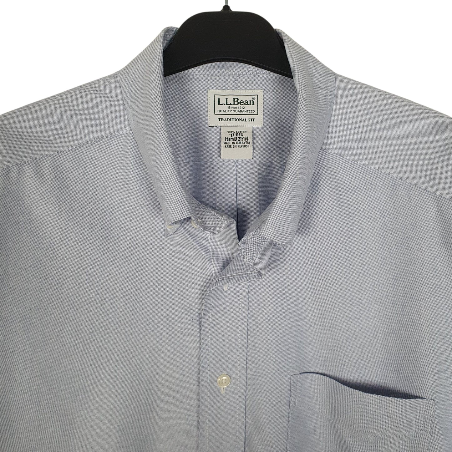 Mens Blue L.L.Bean   Shirt
