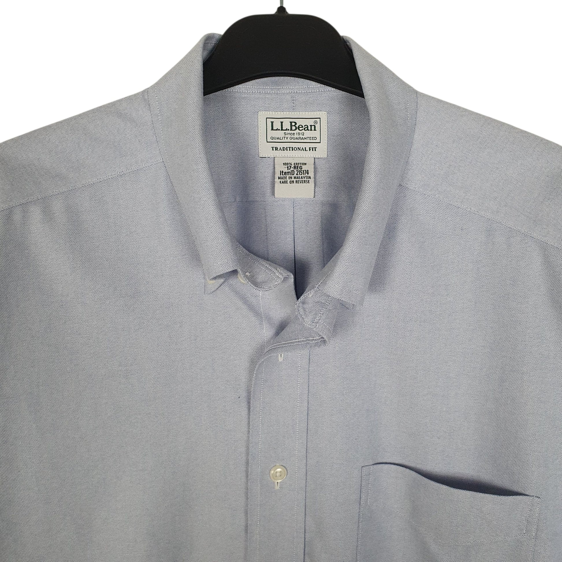 Mens Blue L.L.Bean   Shirt
