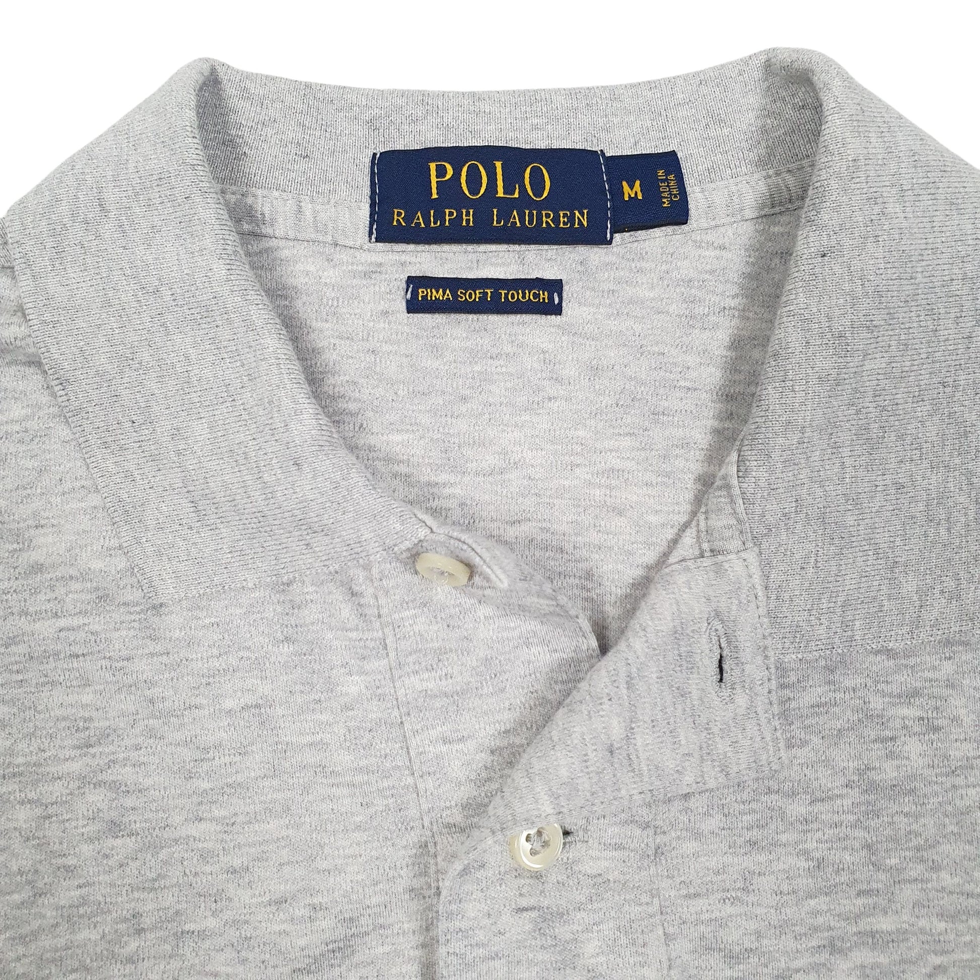 Mens Grey Polo Ralph Lauren   Polo Shirt