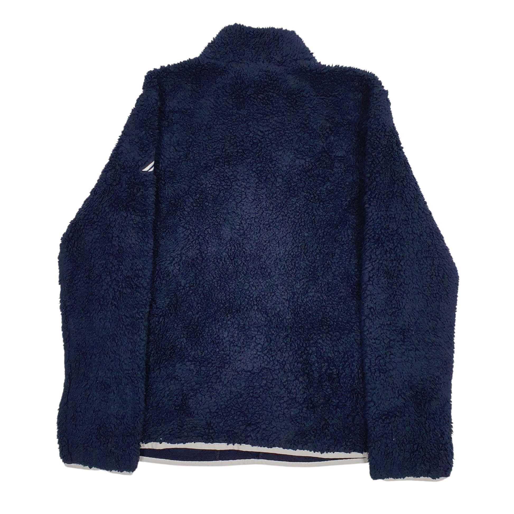 Womens Navy Nautica  Quarter Zip Jumper