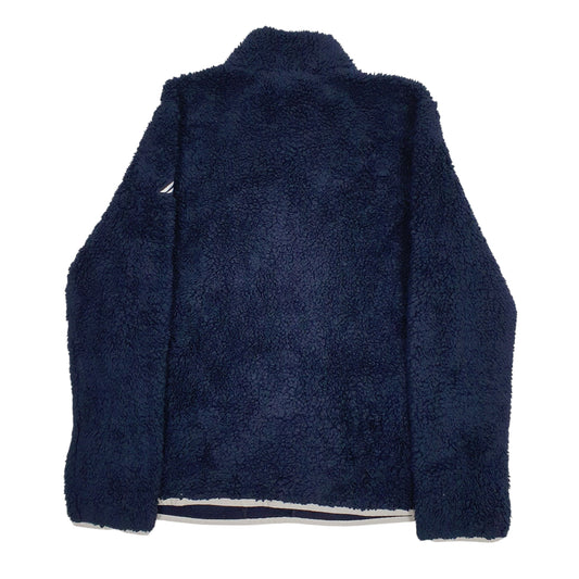 Womens Navy Nautica  Quarter Zip Jumper