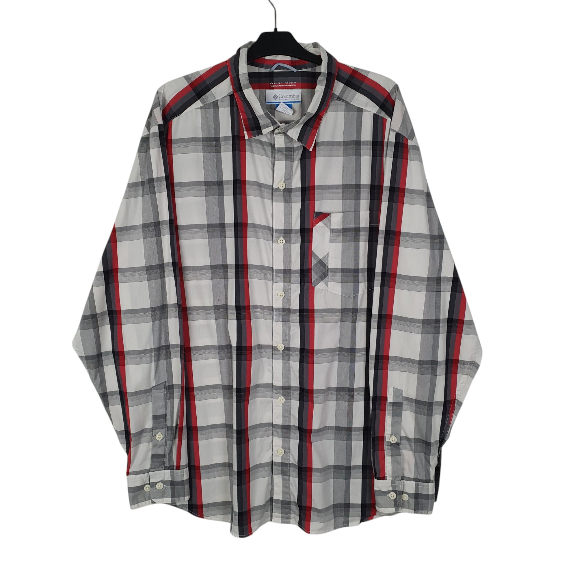 Mens Grey Columbia Sportswear Company Omni Wick Long Sleeve Shirt