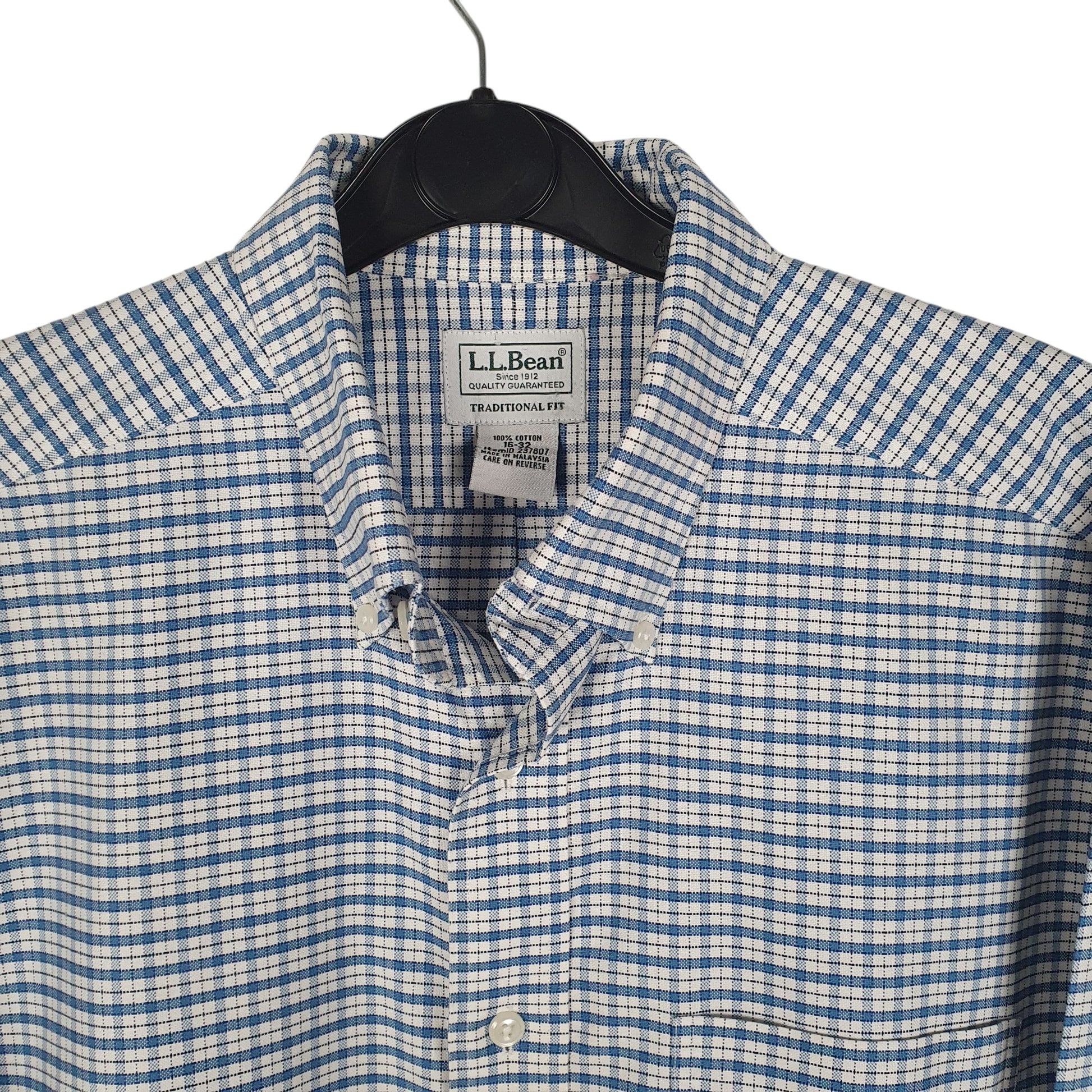 Mens Blue L.L.Bean   Shirt