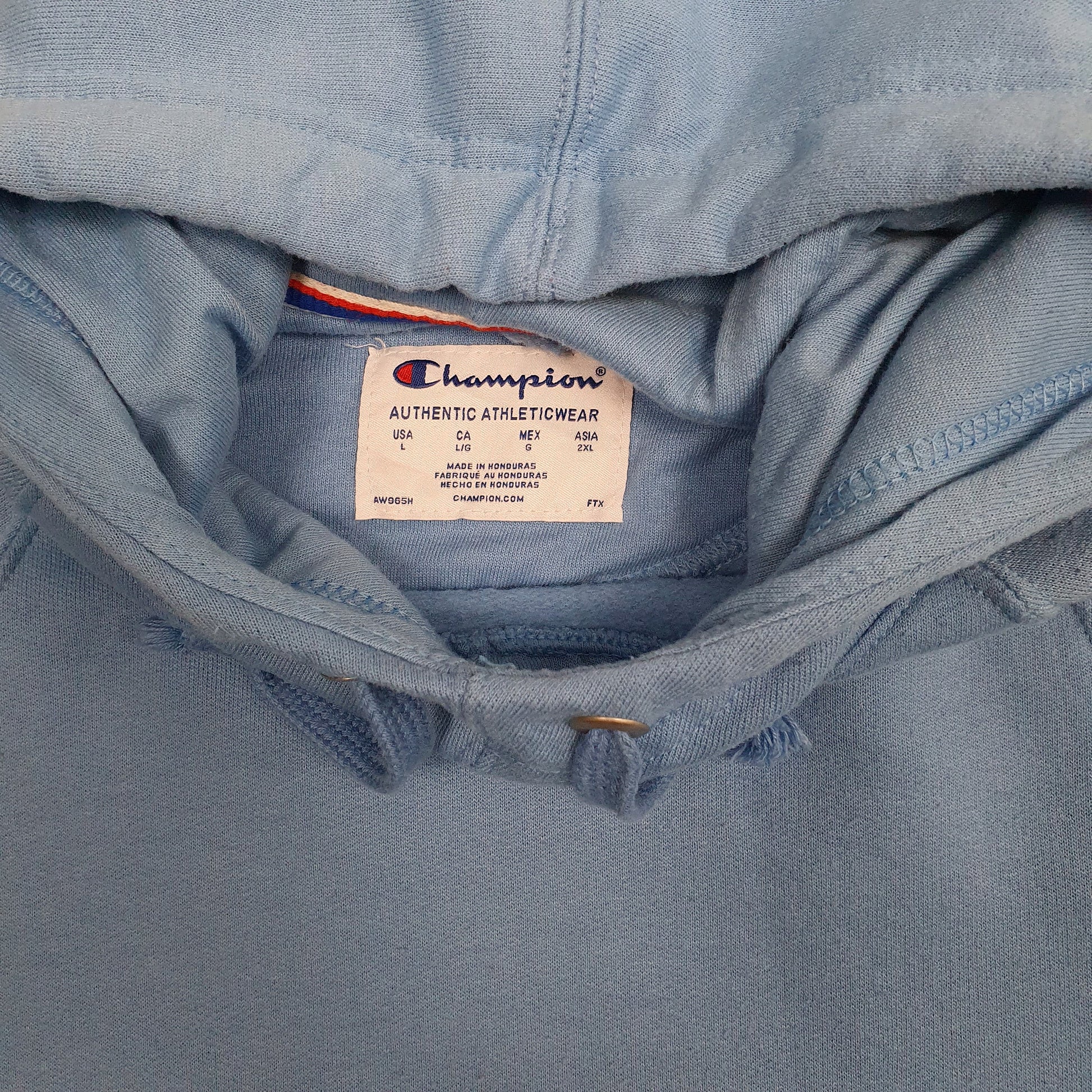 Womens Blue Champion  Hoodie Jumper