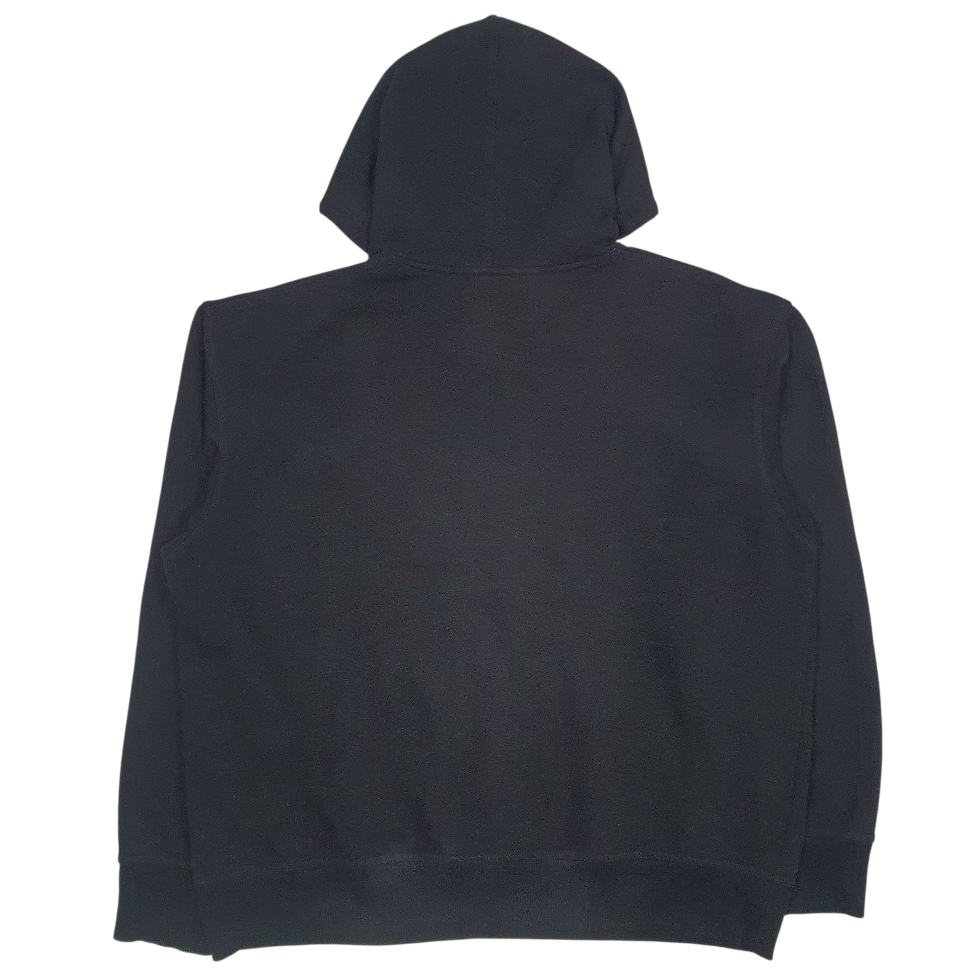 Mens Black Champion Spellout Hoodie Jumper