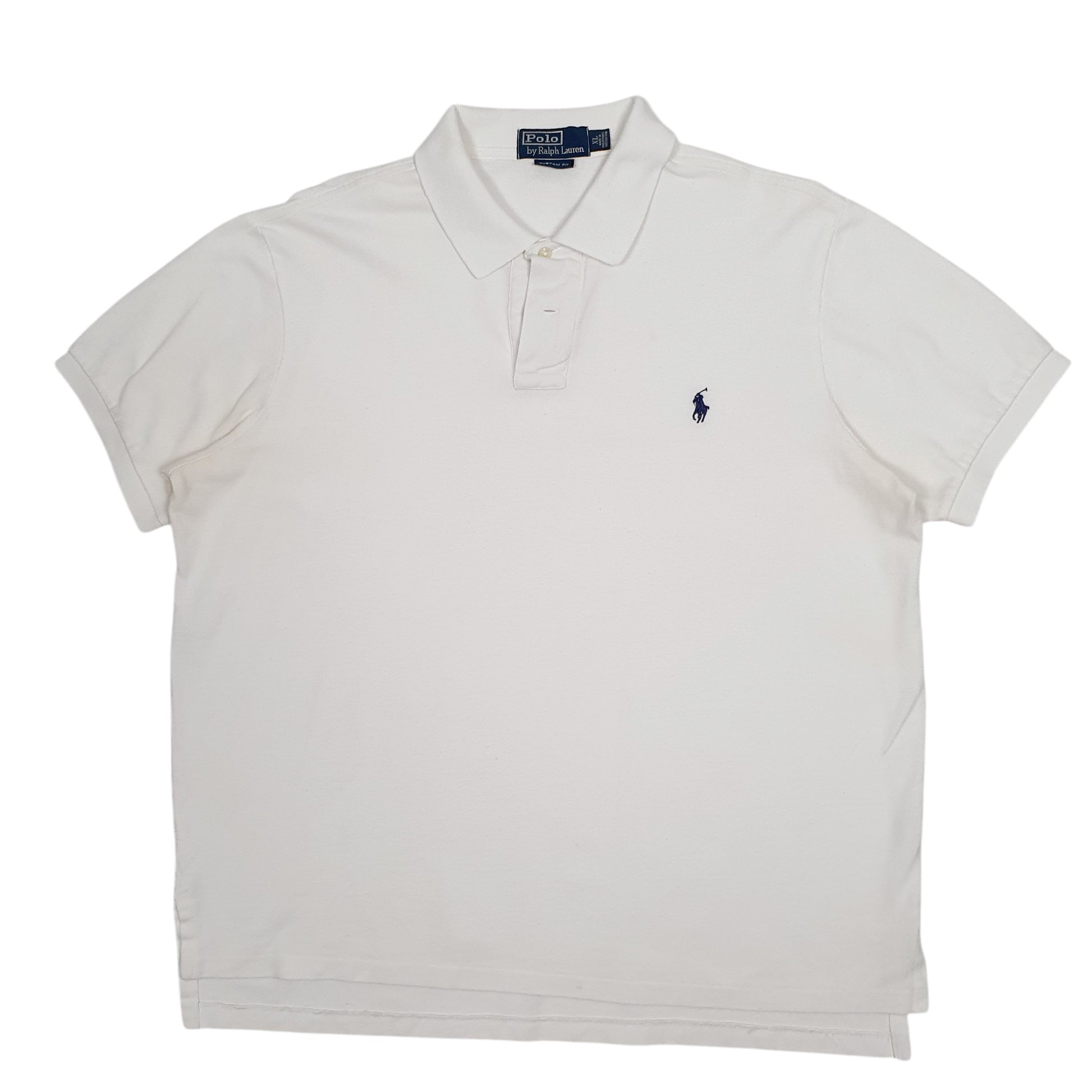 Mens White Polo Ralph Lauren  Short Sleeve Polo Shirt