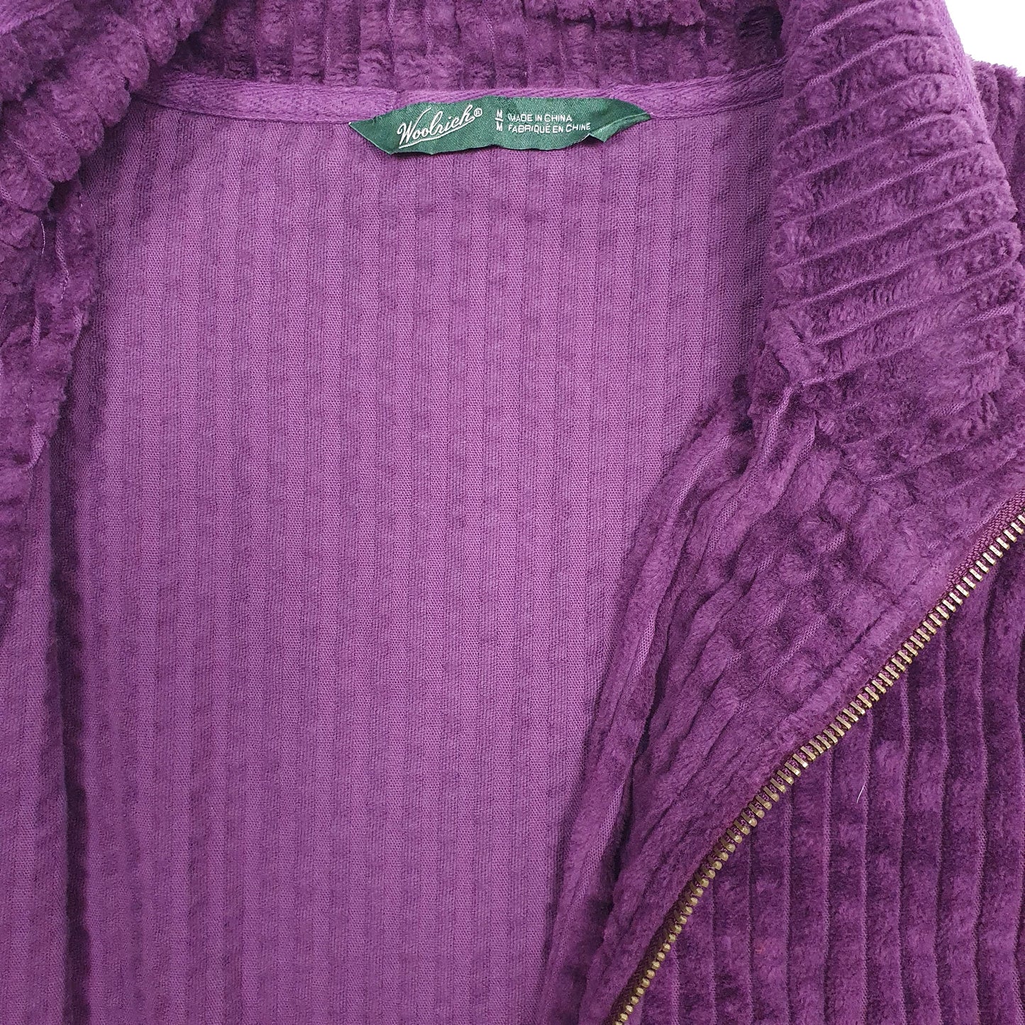 Womens Purple Woolrich Corduroy Gilet Jumper