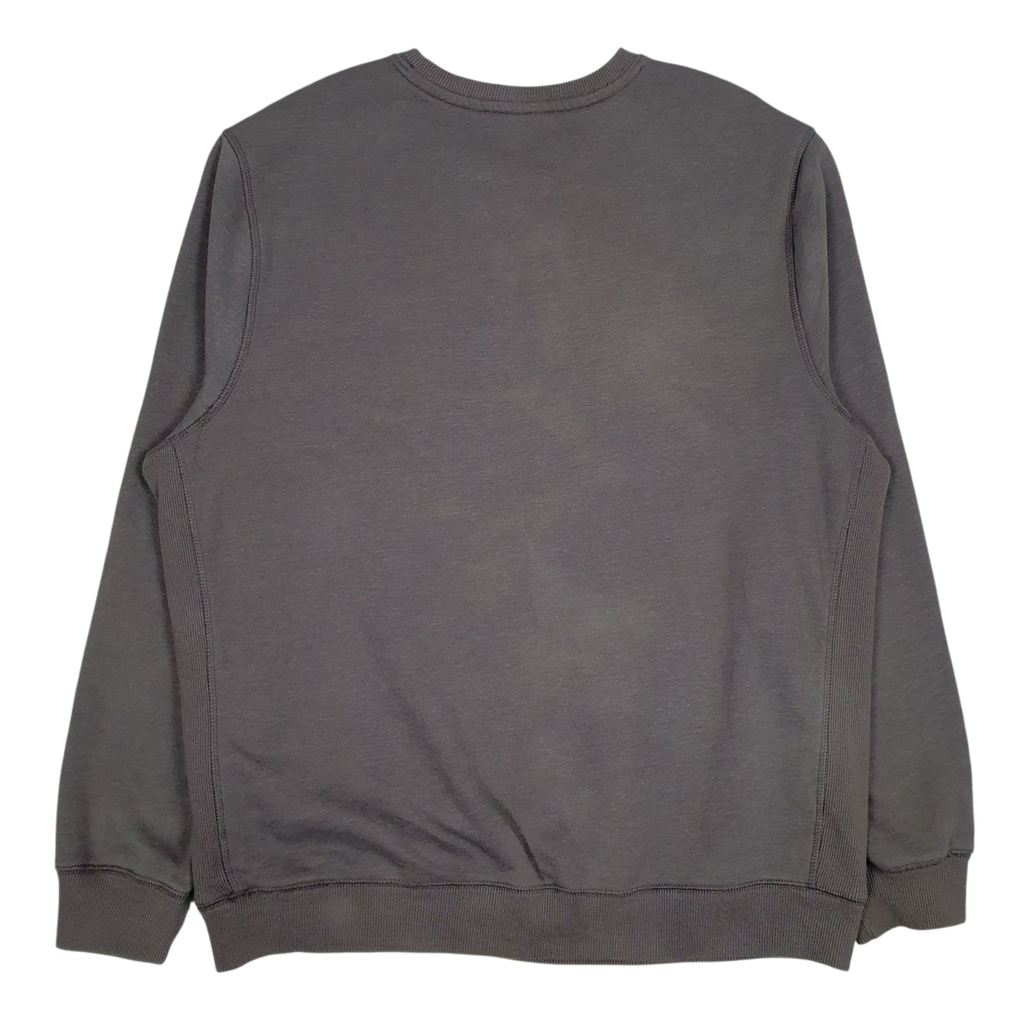Mens Grey Hurley Spellout Crewneck Jumper