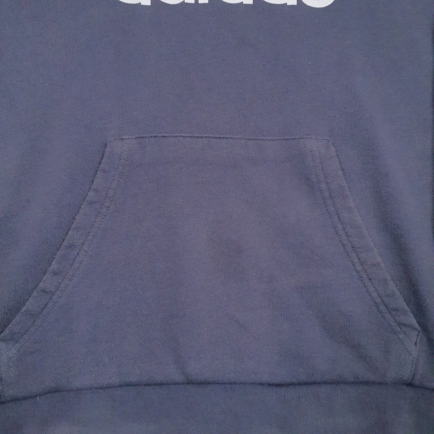 Mens Navy Adidas Spellout Hoodie Jumper