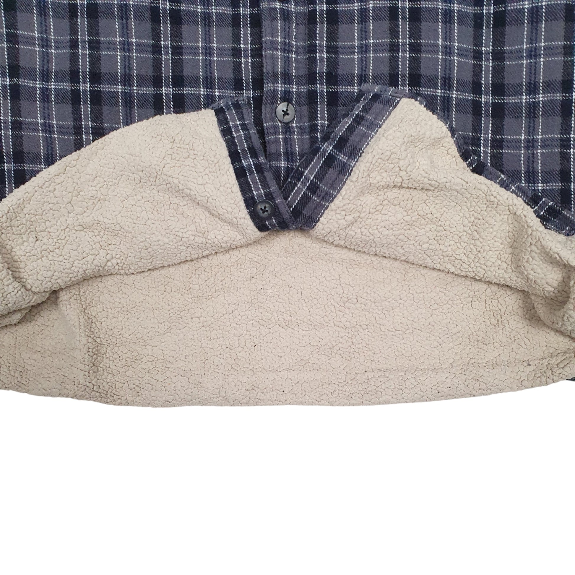 Mens Grey Levis Sherpa Lined  Coat