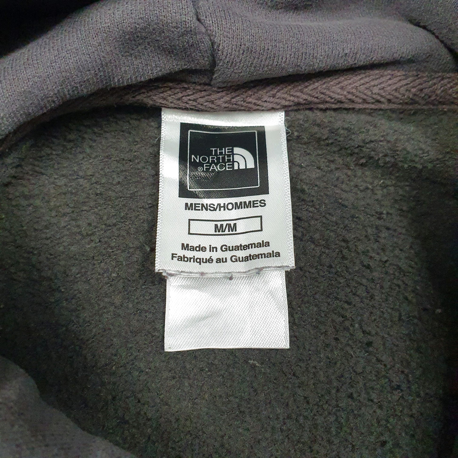 Mens Grey The North Face Spellout Hoodie Jumper