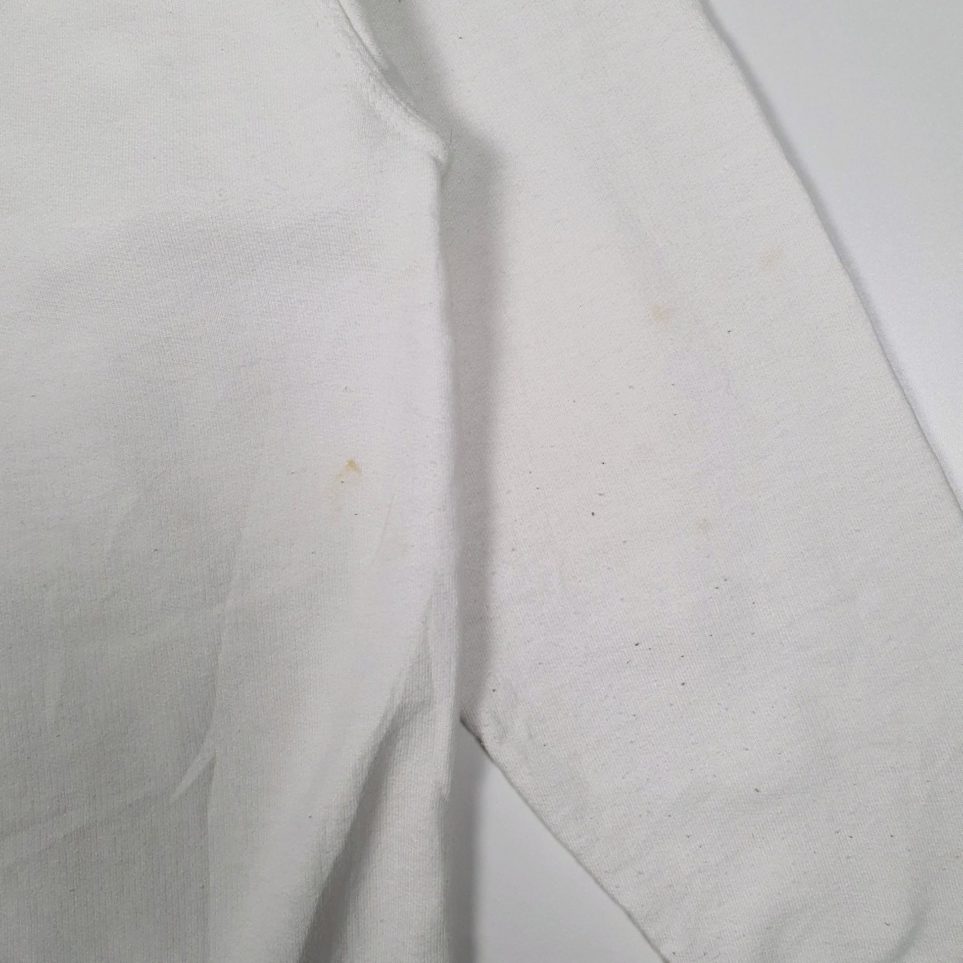 Mens White Champion  Crewneck Jumper