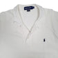 Mens White Polo Ralph Lauren Golf  Polo Shirt