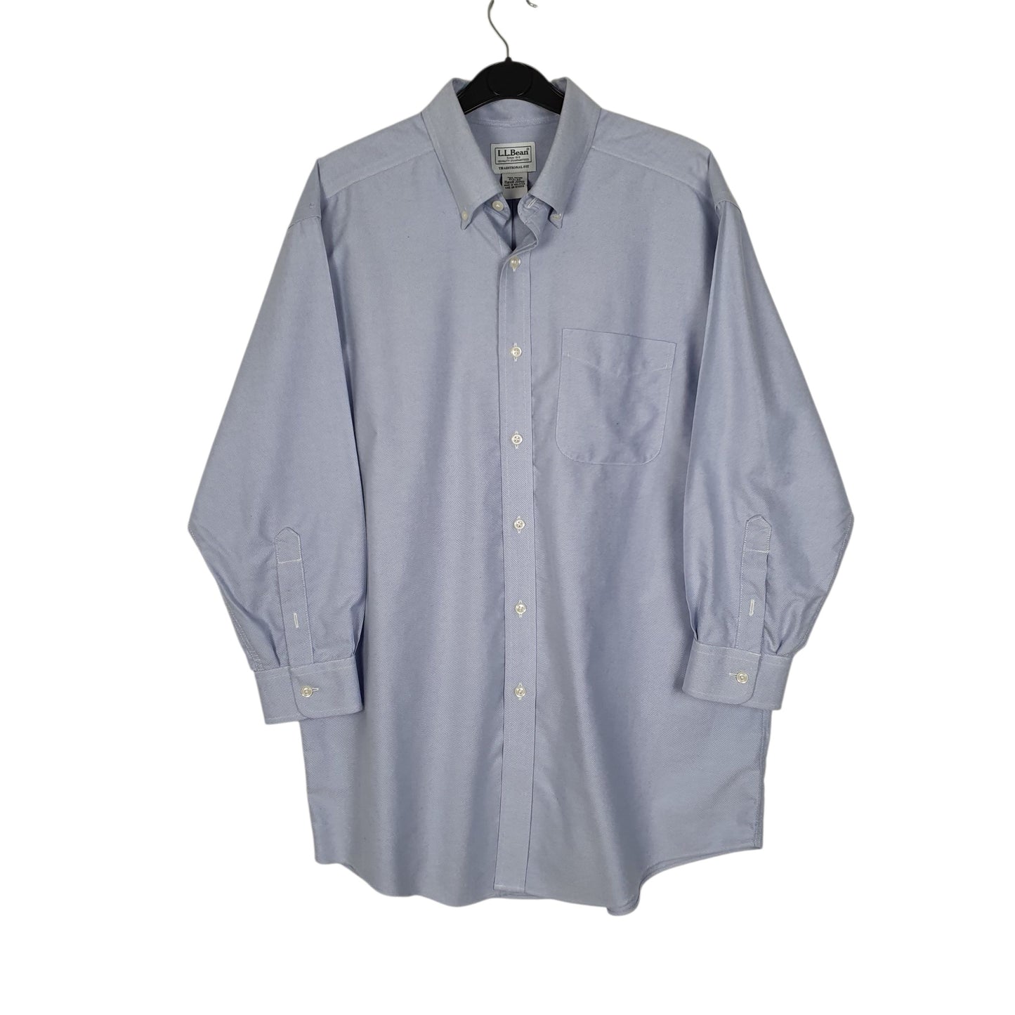Mens Blue L.L.Bean  Long Sleeve Shirt