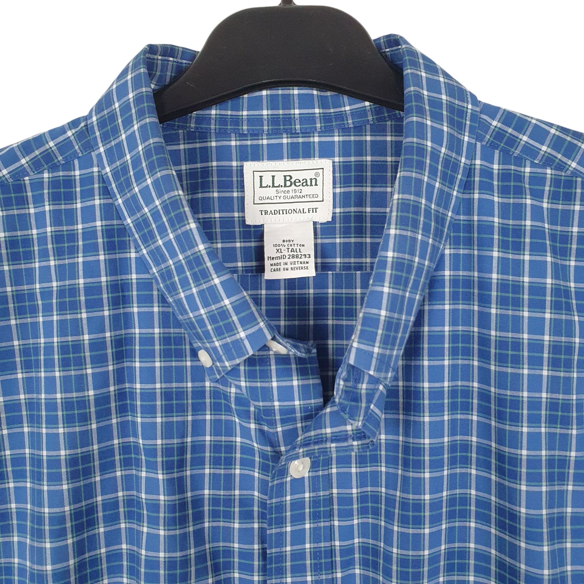 Mens Blue L.L.Bean   Shirt