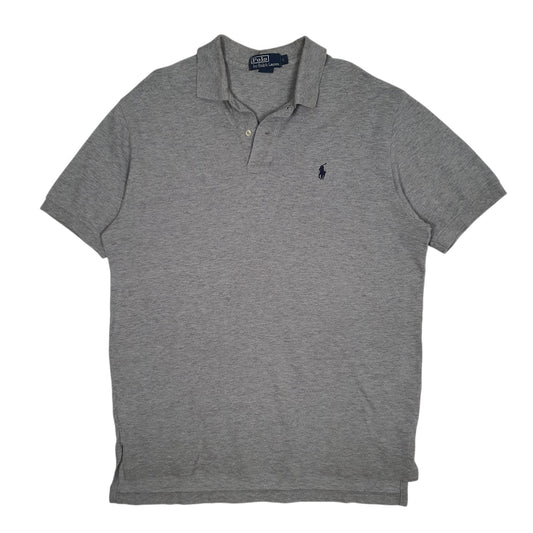 Mens Grey Polo Ralph Lauren  Short Sleeve Polo Shirt