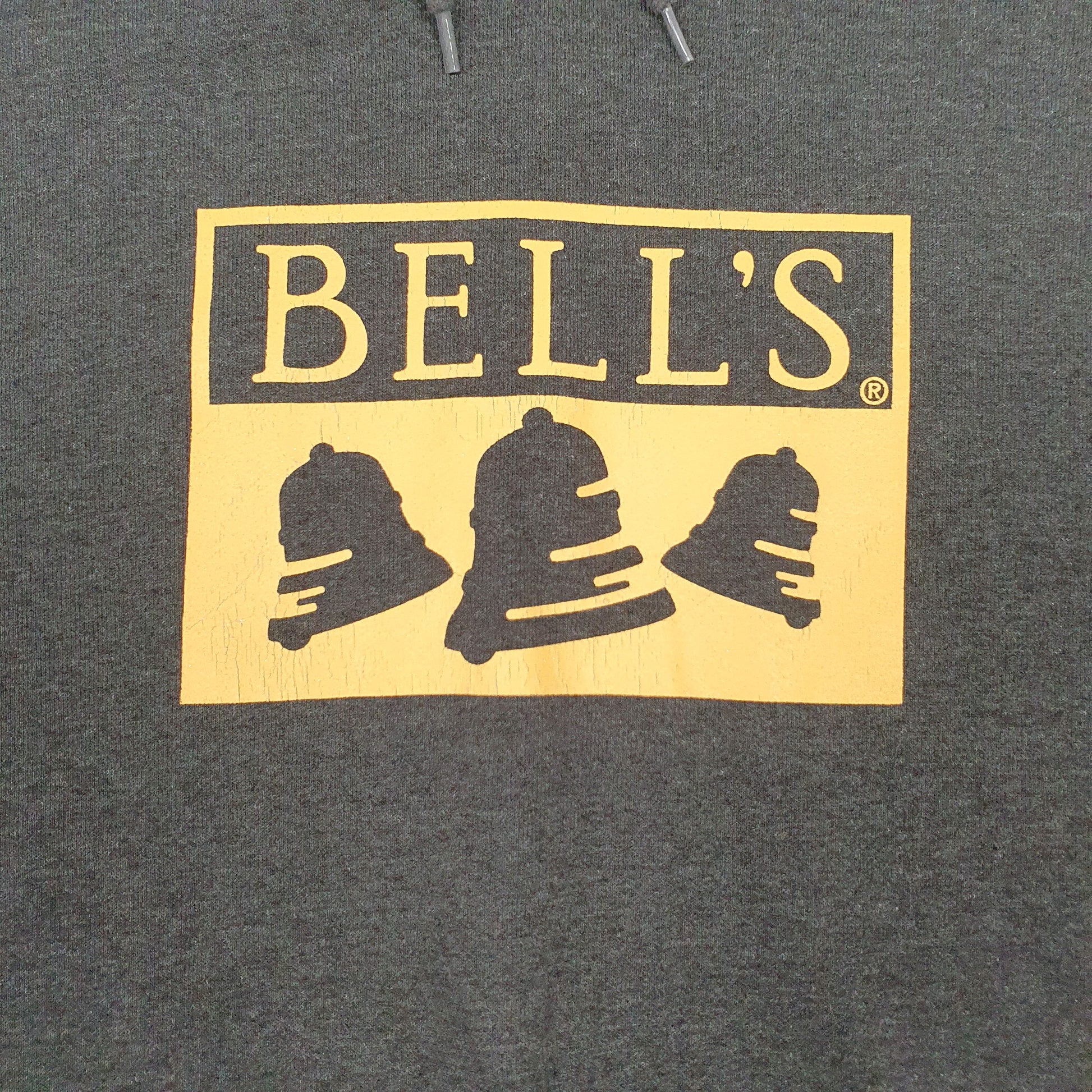 Mens Grey Carhartt Loose Fit Bell's Hoodie Jumper