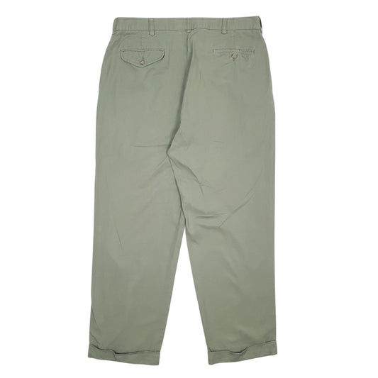 Mens Green Polo Ralph Lauren Hammond Pant Pleated  Trousers