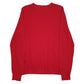 Mens Red Tommy Hilfiger  V Neck Jumper