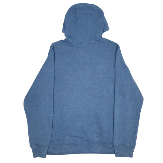 Mens Blue The North Face Spellout Hoodie Jumper