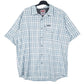Mens Blue Wrangler Outdoor Series Short Sleeve Shirt