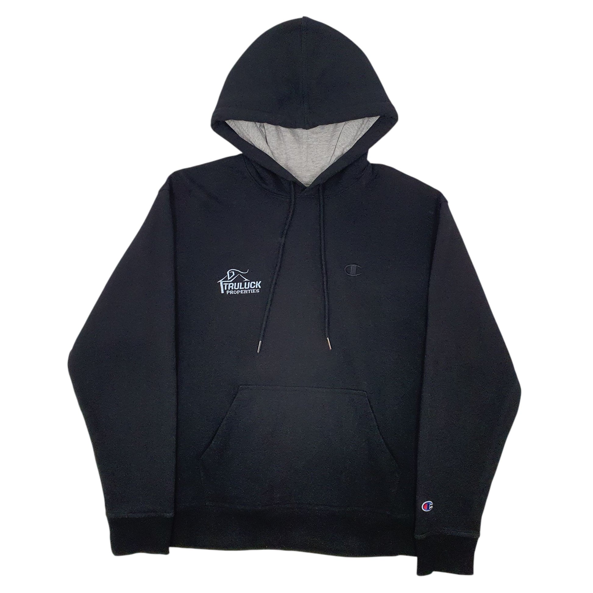 Mens Black Champion  Hoodie Jumper