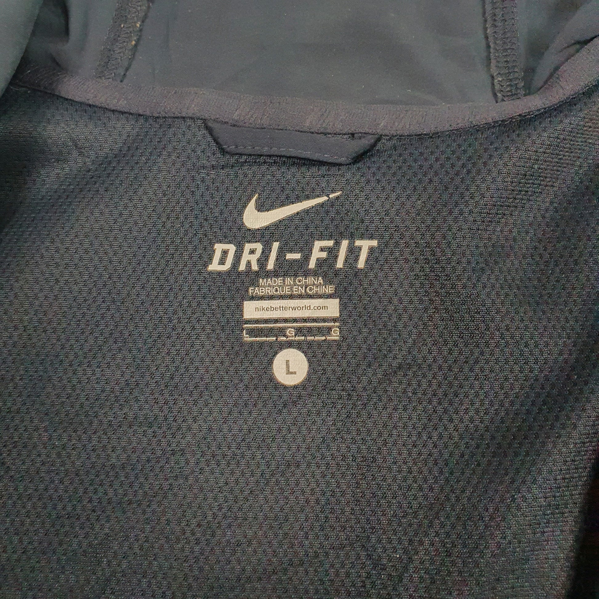Mens Navy Nike Dri-Fit  Coat