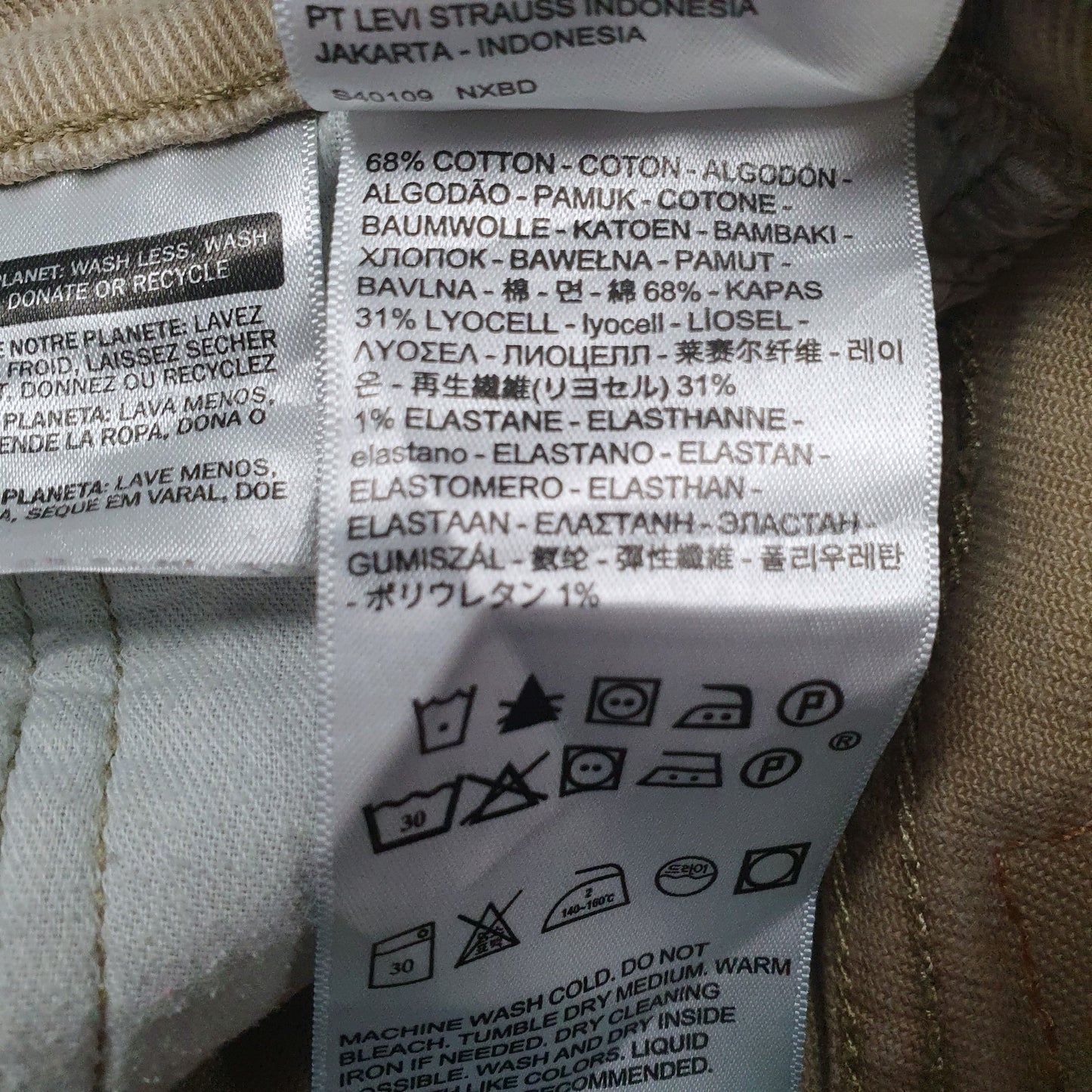 Mens Brown Levis   Jeans