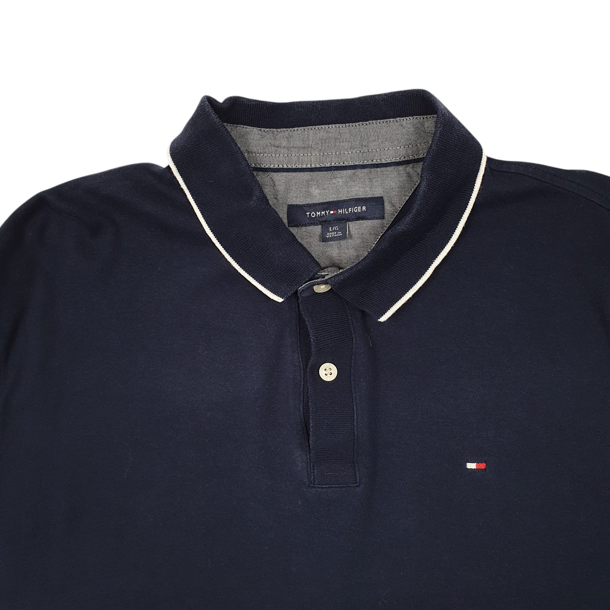 Mens Navy Tommy Hilfiger   Polo Shirt