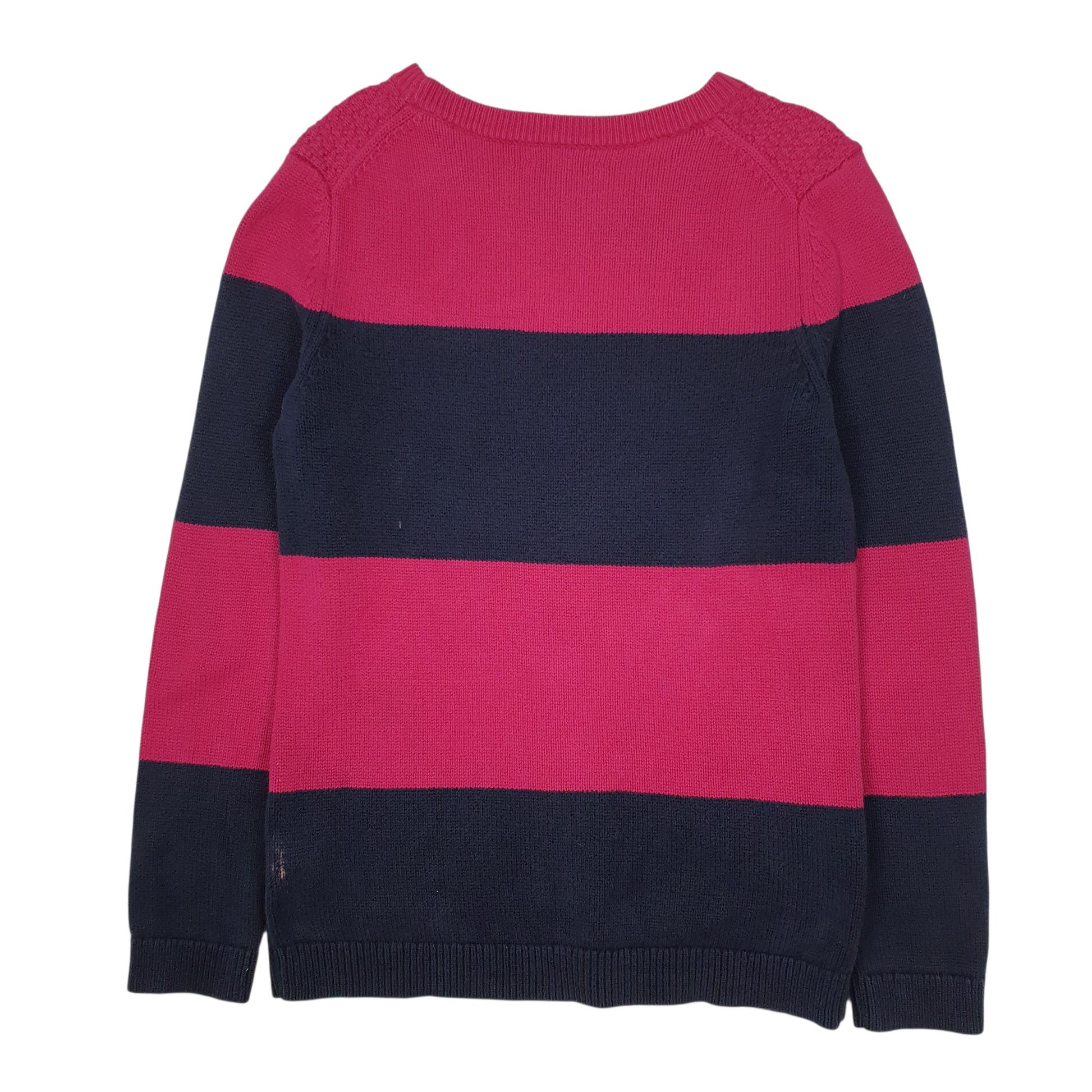 Womens Pink Tommy Hilfiger Chunky Knit Crewneck Jumper