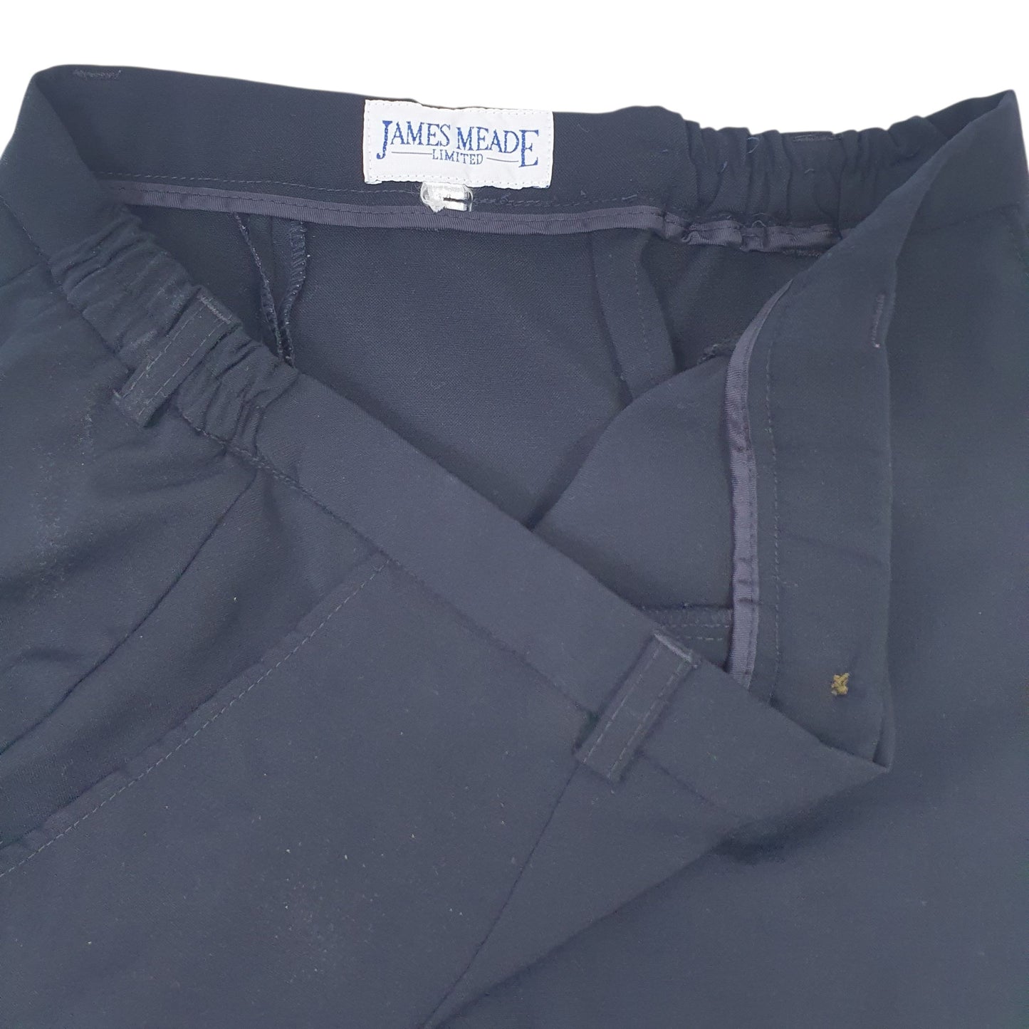Womens Navy James Meade   Trousers