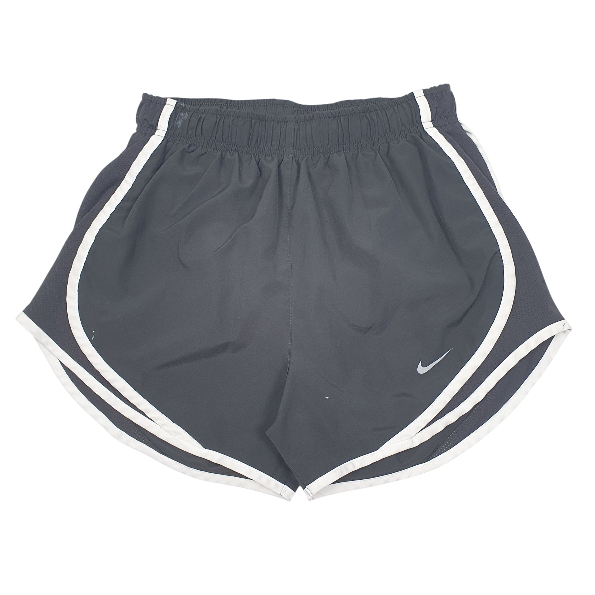 Womens Grey Nike Dri-Fit Elasticated Sport Shorts