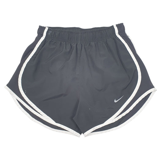 Womens Grey Nike Dri-Fit Elasticated Sport Shorts