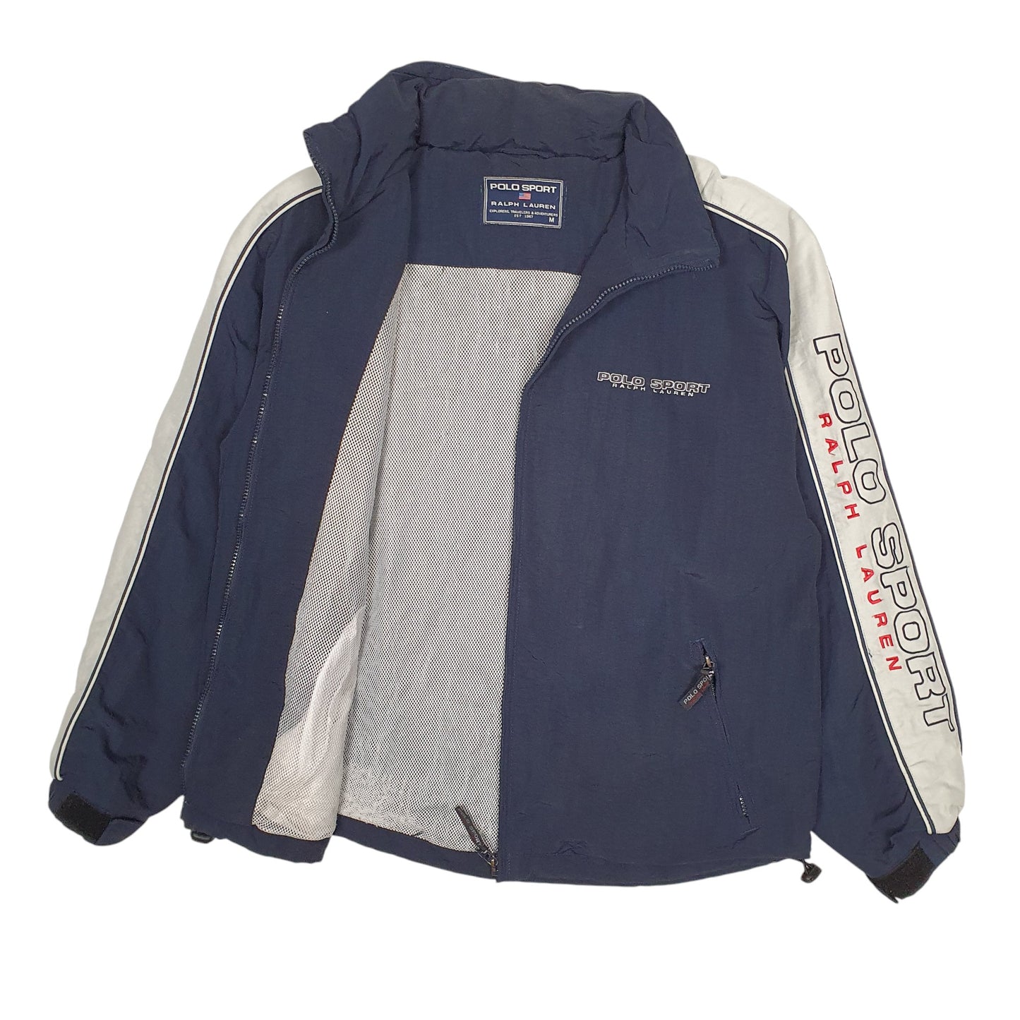 Mens Navy Ralph Lauren Polo Sport Vintage 90s  Coat